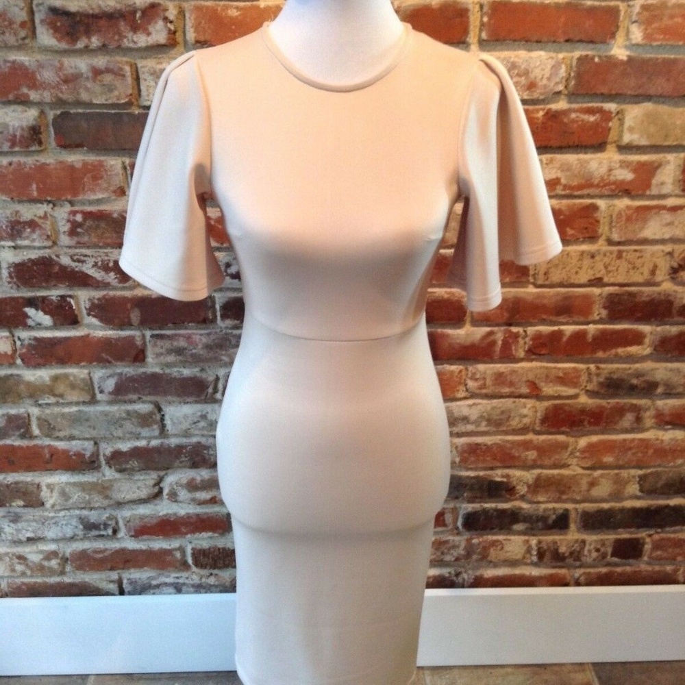 Piao Liang Fu Shi Nude Color Dress (Pre-Owned, S)